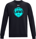 Under Armour Rival Fleece Crew - Girls UAA Session I 2026(Electric Cyan)