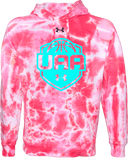 Under Armour Rival Fleece Hoodie Tie-Dye - Girls UAA Session I 2026(Electric Cyan)