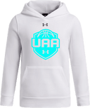 Under Armour Team Icon Fleece Hoodie - Girls UAA Session I 2026(Electric Cyan)