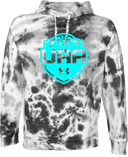 Under Armour Rival Fleece Hoodie Tie-Dye - Girls UAA Session I 2026(Electric Cyan)