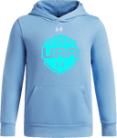Under Armour Team Icon Fleece Hoodie - Girls UAA Session I 2026(Electric Cyan)