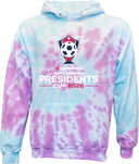 Tie-Dye Hoodies - USYS WV President's Cup (2/2) 2026 (White & Red)