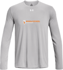 Under Armour Tech Team Long Sleeve - Middle School Invitational 2026 (White)