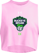 Women's UA Cropped Logo Tank - Buckeye Grand Prix 2026