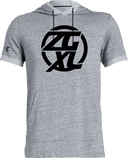 Under Armour Stadium Short Sleeve Hoodie - Zero Gravity - XL black