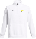 Under Armour Rival Fleece ¼ Zip - Zero Gravity - arch white