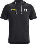 Under Armour Rival Terry Short-sleeve Hoodie - Zero Gravity - arch white