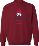 Crew Sweatshirt - USYS Maryland State Cup (w1/4) 2026 (Red and Navy Text)