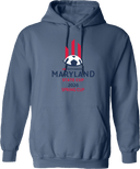 Hoodies - USYS Maryland State Cup (w1/4) 2026 (Red and Navy Text)
