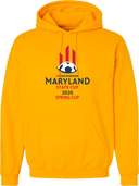 Hoodies - USYS Maryland State Cup (w1/4) 2026 (Red and Navy Text)