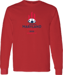 Long Sleeves - USYS Maryland State Cup (w1/4) 2026 (Red and Navy Text)