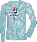 Tie-Dye Long Sleeves - USYS Maryland State Cup (w1/4) 2026 (Red and Navy Text)