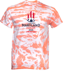 Tie-Dye Short Sleeves - USYS Maryland State Cup (w1/4) 2026 (Red and Navy Text)