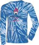 Tie-Dye Long Sleeves - USYS Maryland State Cup (w1/4) 2026 (Red and Navy Text)