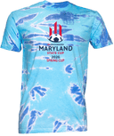 Tie-Dye Short Sleeves - USYS Maryland State Cup (w1/4) 2026 (Red and Navy Text)