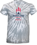 Tie-Dye Short Sleeves - USYS Maryland State Cup (w1/4) 2026 (Red and Navy Text)