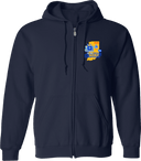 Full Zip Hoodies - Indiana Robotics State Championship 2026 - blue