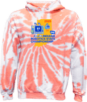 Tie-Dye Hoodies - Indiana Robotics State Championship 2026 - blue