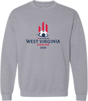 Crew Sweatshirt - West Virginia State Cup (w2/2) 2026(Red and Navy Text)