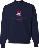 Crew Sweatshirt - West Virginia State Cup (w2/2) 2026(Red and Navy Text)