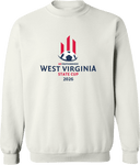 Crew Sweatshirt - West Virginia State Cup (w2/2) 2026(Red and Navy Text)