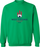 Crew Sweatshirt - West Virginia State Cup (w2/2) 2026(Red and Navy Text)