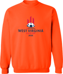 Crew Sweatshirt - West Virginia State Cup (w2/2) 2026(Red and Navy Text)