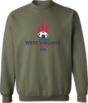 Crew Sweatshirt - West Virginia State Cup (w2/2) 2026(Red and Navy Text)