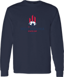 Long Sleeves - West Virginia State Cup (w2/2) 2026(Red and Navy Text)