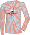 Tie-Dye Long Sleeves - West Virginia State Cup (w2/2) 2026(Red and Navy Text)