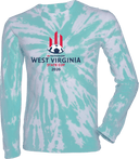 Tie-Dye Long Sleeves - West Virginia State Cup (w2/2) 2026(Red and Navy Text)