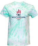 Tie-Dye Short Sleeves - West Virginia State Cup (w2/2) 2026(Red and Navy Text)