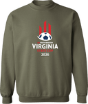 Crew Sweatshirt - USYS VA State Cup Fall 2026 (Week One, Secondary Light)