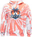 Tie-Dye Hoodies - PVSC Battle At The Beach 2026(Stacked Bold Block)