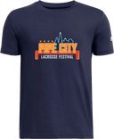 Under Armour Athletics Short Sleeve - Back Pipe City Lacrosse Festival 2026 (Skyline, Light Version)