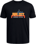 Under Armour Athletics Short Sleeve - Back Pipe City Lacrosse Festival 2026 (Skyline, Light Version)