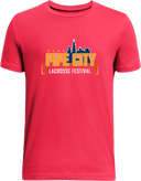 Under Armour Athletics Short Sleeve - Back Pipe City Lacrosse Festival 2026 (Skyline, Light Version)