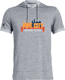 Under Armour Stadium Short Sleeve Hoodie - Back Pipe City Lacrosse Festival 2026 (Skyline, Light Version)