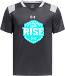 Under Armour Big Win Flag Jersey - UA Rise Girls Session l 2026 (Neon Blue)