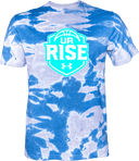 Under Armour Athletics Short Sleeve Tie-Dye - UA Rise Girls Session l 2026 (Neon Blue)