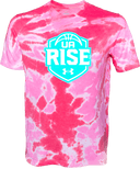 Under Armour Athletics Short Sleeve Tie-Dye - UA Rise Girls Session l 2026 (Neon Blue)