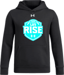Under Armour Team Icon Fleece Hoodie - UA Rise Girls Session l 2026 (Neon Blue)