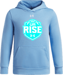 Under Armour Team Icon Fleece Hoodie - UA Rise Girls Session l 2026 (Neon Blue)