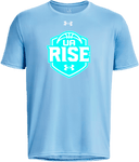 Under Armour Tech Team Short Sleeve - UA Rise Girls Session l 2026 (Neon Blue)