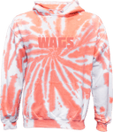 Tie-Dye Hoodies - WAGS Tournament 2026 (Coral)