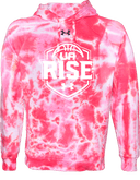 Under Armour Rival Fleece Hoodie Tie-Dye - UA Rise Girls Session l 2026 (White out)
