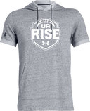 Under Armour Stadium Short Sleeve Hoodie - UA Rise Girls Session l 2026 (White out)