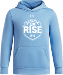 Under Armour Team Icon Fleece Hoodie - UA Rise Girls Session l 2026 (White out)