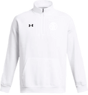 Under Armour Rival Fleece ¼ Zip - Zero Gravity - XL white