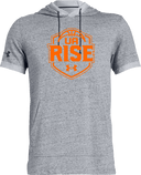 Under Armour Stadium Short Sleeve Hoodie - UA Rise Girls Session l 2026(Bold Orange)